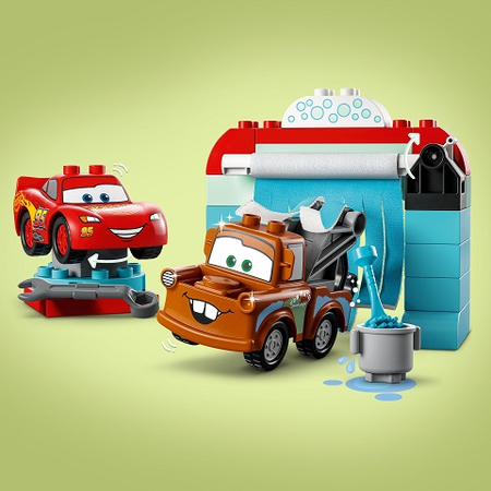 LEGO 10996 DUPLO Disney TM Zygzak McQueen i Złomek myjnia