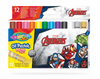 COLORINO PASTELE OLEJNE TRÓJKĄTNE 12KOL. AVENGERS 91505PTR