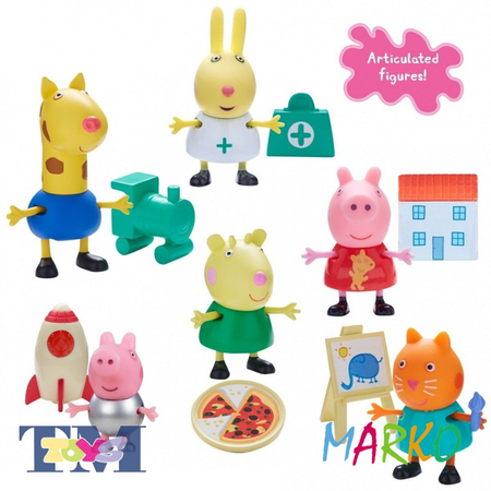 TM ŚWINKA PEPPA FIGURKA + AKCESORIA