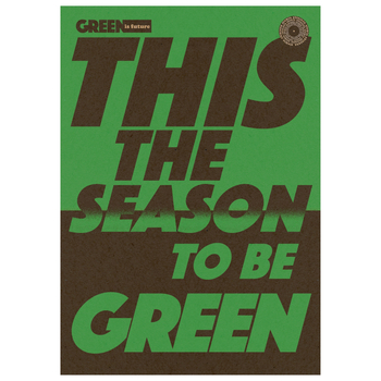 ***ZO ZESZYT GREEN TYPO GREEN A5 60K KRATKA KRAFT 049107