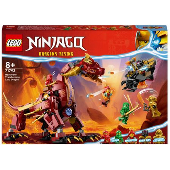 LEGO 71793 NINJAGO Heatwave Transformujący Smok Lawa