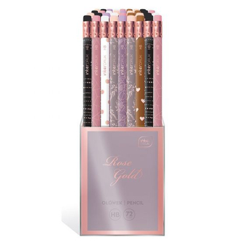 INT OŁÓWEK Z GUMKĄ ROSE GOLD 312815