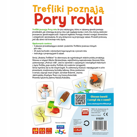 GRA TREFLIKI POZNAJĄ:PORY ROKU TREFL