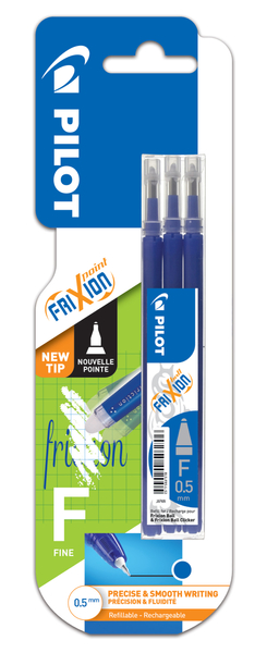 PILOT FRIXION WKŁAD 3 SZTUKI 0,5MM NIEBIESKI