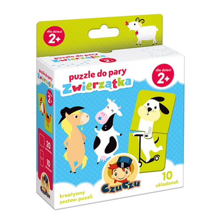 CZUCZU PUZZLE DO PARY ZWIERZĄTKA