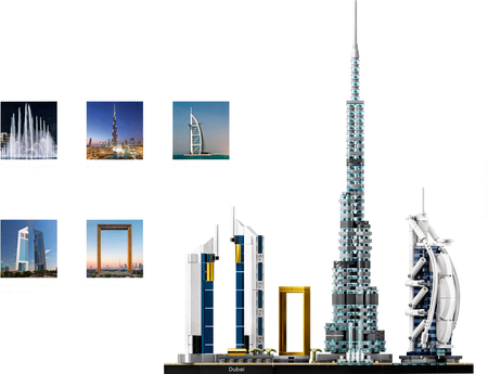 LEGO 21052 ARCHITECTURE DUBAJ  ( I 2020 )