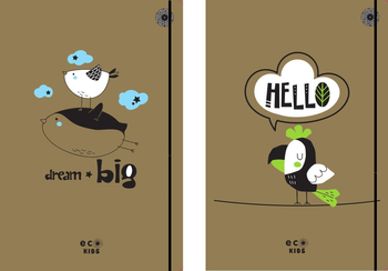 ZO TECZKA ECO KIDS A4 Z GUMKĄ 7044 ECO