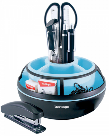 ***BERLINGO OBROTOWY ORGANIZER NA BIURKO INSTINCT + 9 PRODUKTÓW MIX KOL