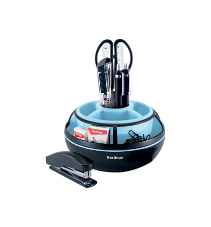 ***BERLINGO OBROTOWY ORGANIZER NA BIURKO INSTINCT + 9 PRODUKTÓW MIX KOL