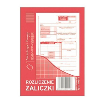 409-5 ROZLICZENIE ZALICZKI