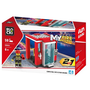 KLOCKI BLOCKI MY FIRE BRIGADE 2W1 59EL KB0853