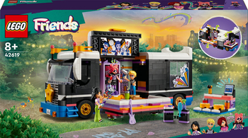 LEGO 42619 FRIENDS Autobus koncertowy gwiazdy pop