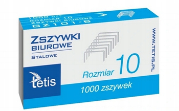 TETIS ZSZYWKI BIUROWE 10 10OP GZ101-B