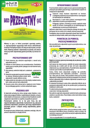 TACTIC BARDZO PRZECIĘTNY QUIZ