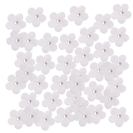 KWIATY Z PERGAMINU WHITE CEKP-064