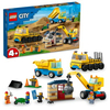 LEGO 60391 CITY Ciężarówki i dźwig z kulą wyburzeniową (2023-2025)