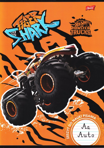 MAJ ZESZYT DO NAUKI PISANIA A4 32K LINIA PODWÓJNA DWUKOLOROWA LAMINOWANY 669125 M