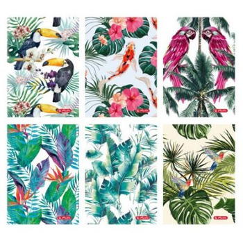 ZESZYT 60K A5 KRATKA LEAVES