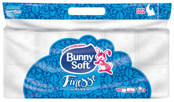 BUNNY SOFT PAPIER TOALETOWY FINESSE 3W 10 ROL