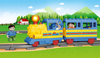 KLOCKI BLOCKI MUBI HAPPY TRAIN 36 EL. MU3004