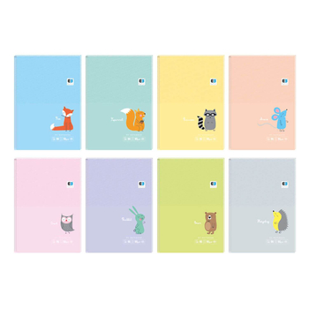 BB BRULION A6 96K KRATKA Z PODDRUKIEM KIDS PASTEL