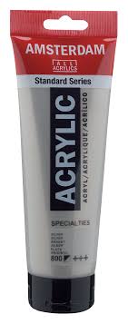 FARBA AKRYL.250ML 800 SILVER AMSTERDAM