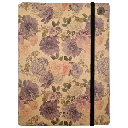 ZO MISTY FLOWERS TECZKA SKRZYDŁOWA ECO A4 GUMKA KRAFT