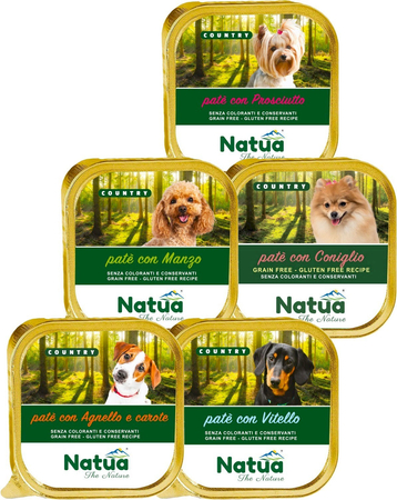 NATUA PIES TACKA 100G COUNTRY KRÓLIK