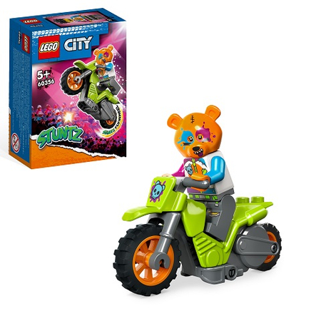 LEGO 60356 CITY Motocykl kaskaderski z niedźwiedziem