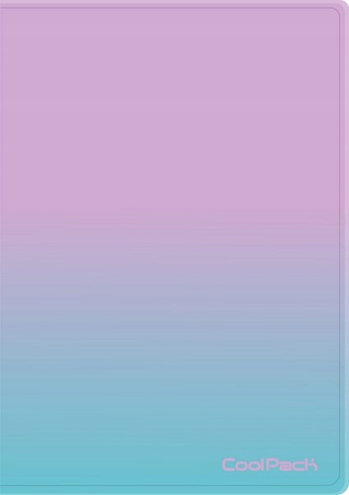 COOLPACK GRADIENT TECZKA CLEAR BOOK 20 KOSZULEK BLUE LAGOON 32081