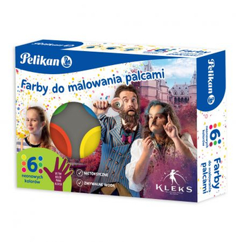 FARBY DO MALOWANIA PALCAMI 6SZT 40ML NEON 9591272