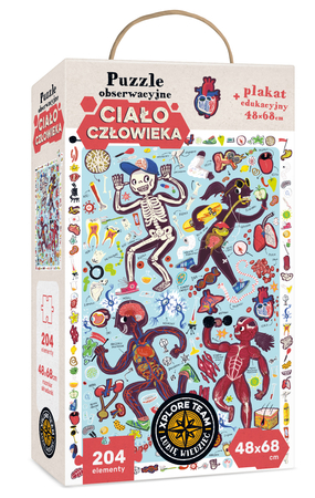 CZUCZU XPLORE TEAM PUZZLE OBSERWACYJNE CIAŁO CZŁOWIEKA