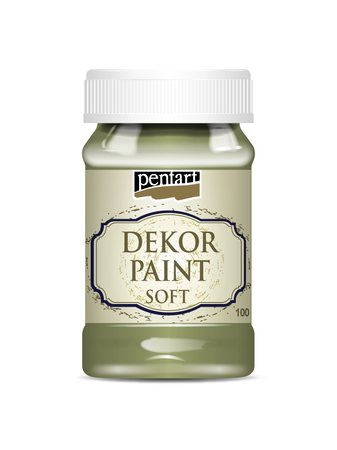 PENTART  FARBA  KREDOWA 100ML OLIWKA 21479