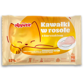 Saszetki comfy appetit kurczak w rosole 4x85g