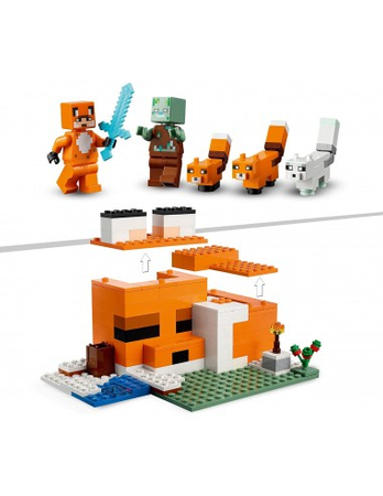 LEGO 21178 MINECRAFT 2022 Siedlisko lisów