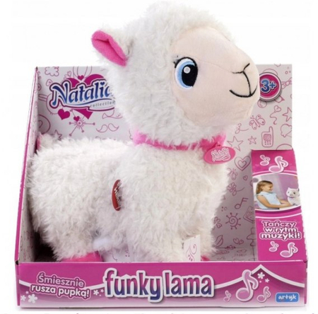 ARTYK INTERAKTYWNA FUNKY LAMA RÓŻOWA 122941