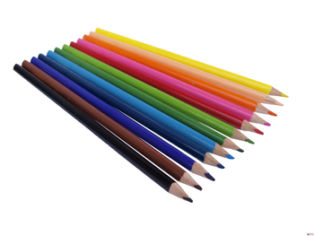 KREDKI OŁÓWKOWE 24 KOLORY PREMIUM