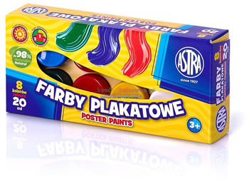 ASTRA FARBY PLAKATOWE 8 KOL 20 ML 83112903
