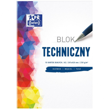 BLOK TECHNICZNY OXFORD A3 10K 250G 400093232