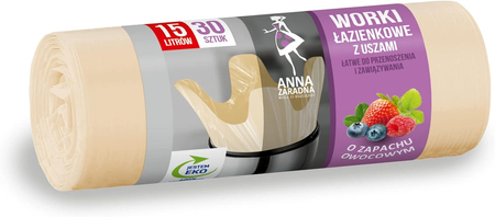 AZ WORKI ŁAZIENKOWE OWOCOWE 15L 30SZT