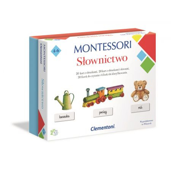 CLEMENTONI 50077 MONTESSORI SŁOWNICTWO