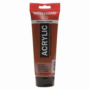 FARBA AKRYL.250ML 411 B.SIENNA AMSTERDAM