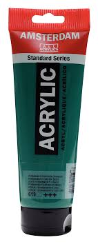 FARBA AKRYL.250ML 619 PERM. GREEN DEEP AMSTERDAM