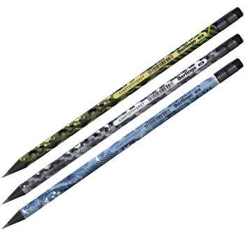 BERLINGO OŁÓWEK Z CZARNEGO DREWNA MILITARY