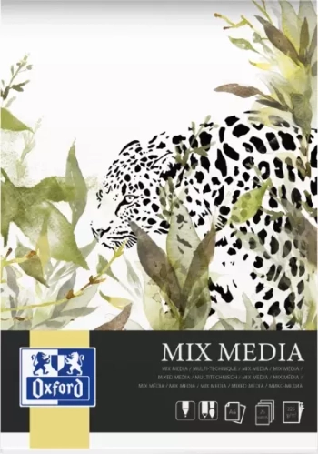OXFORD BLOK MIXMEDIA A4 25K 225G 400166123