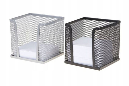 VIV POJEMNIK NA KARTKI Z SIATKI 100X100X100 BIAŁY VIV2112-21