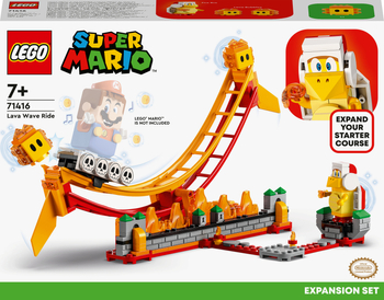 LEGO 71416 SUPER MARIO Przejażdżka po fali lawy - zestaw rozszerzający