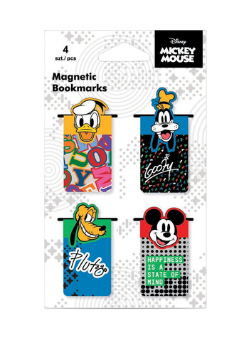 DISNEY FASHION ZAKŁADKI MAGNETYCZNE 4 SZT MICKEY MOUSE 16463