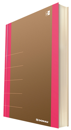 ***DONAU LIFE NOTATNIK 165X210MM 100K NEON RÓŻOWY 1370001FSC-30