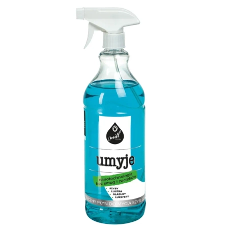 MILL UMYJE PŁYN DO SZYB,LUSTER,GLAZURY NIEB. 1,22L